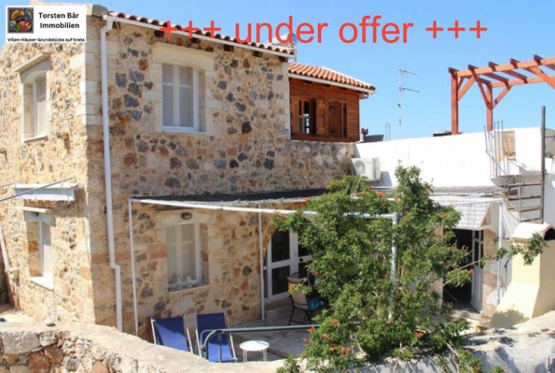 Kokkino Chorio Kreta, Kokkino Chorio renoviertes Haus mit Meerblick u. priv. Pool +++ reserviert +++ Haus kaufen